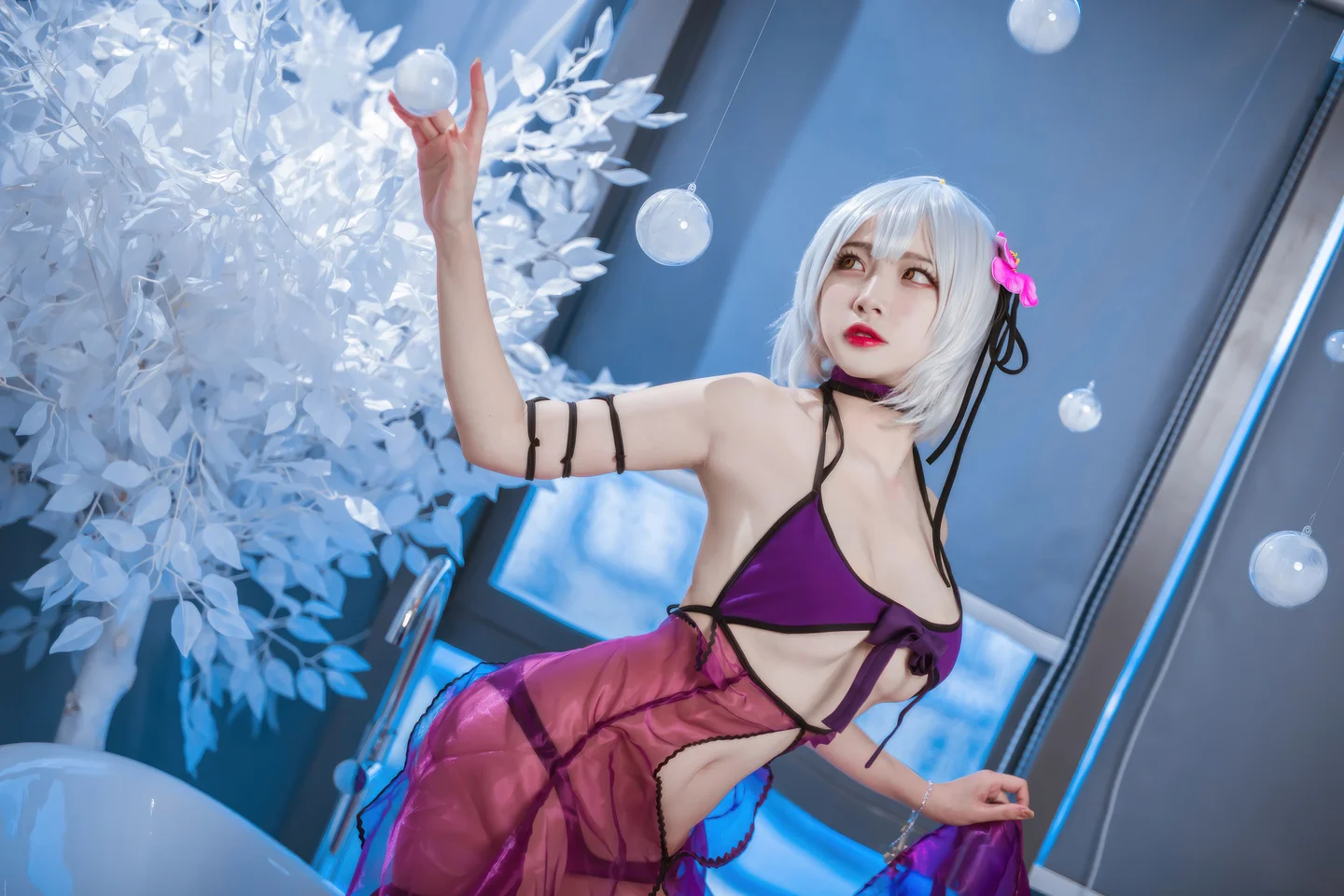 二佐Nisa - No.194 FGO：黑贞水着 [40P-277MB] tg@simisebaisi 【丝足阁】018.webp